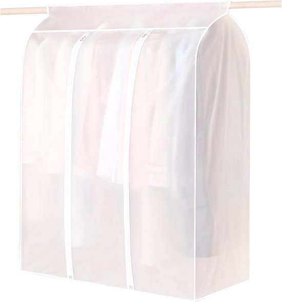 Kleidersack，aufbewahrungstasche，90 X 100 X 50 Cm，kleidersack Mit Reißverschluss，atmungsaktiv & Staubdicht，transparentes Fenster，wasserdicht