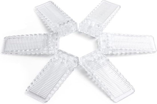 Rutschfeste, Stapelbare Türstopper Aus Gummi – Transparent