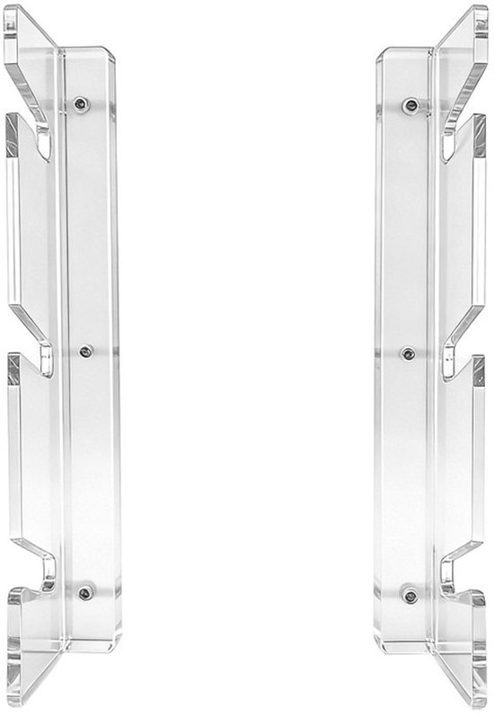 Skateboard-halterung – Wandmontage – Platzsparend – 33 X 13 X 3 Cm – Transparent