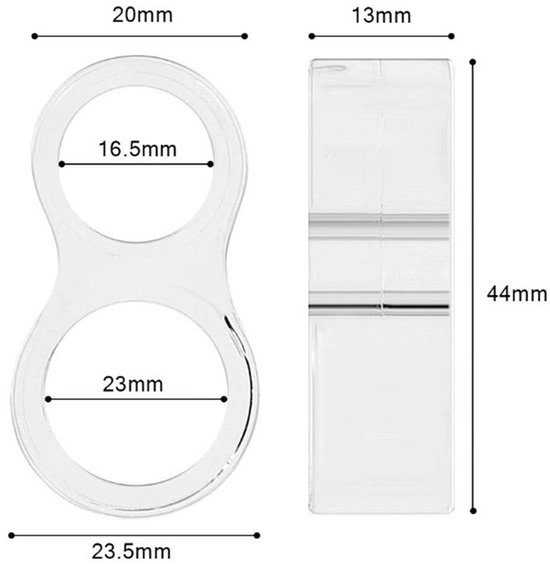 6 Stück，16,5 Mm/23 Mm，antikollisionsring，antikollisionspuffer，zum Schutz Von Wänden Und Möbeln
