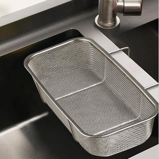 Spülbeckenablauf – Siebkorb – Küchenhygiene – Edelstahl – 27 Cm Länge – Silber