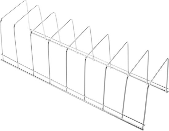 Küchenregal – Aufbewahrungsregal – Küchenorganizer – Platzsparendes Design – 30 X 10 X 9,5 Cm – Silber