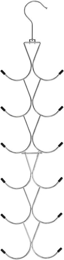 Kleiderbeutelhalter – Hängender Organizer – Für Ordnung Sorgen – Platzsparendes Design – 5 X 2 Cm – Silber