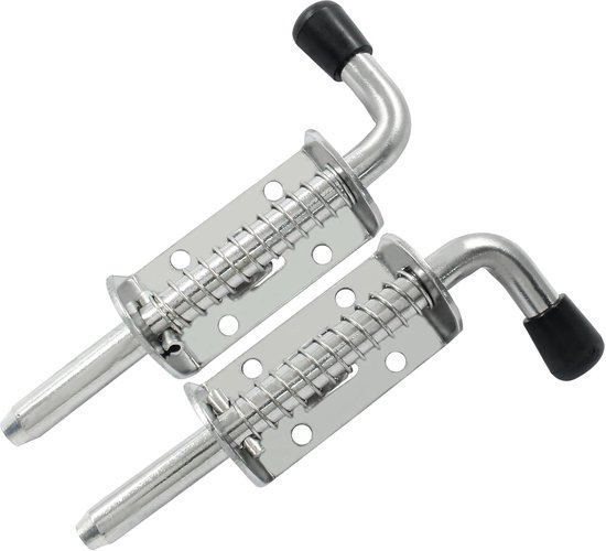 Schieberiegel，2 Stück，12,8 Cm，edelstahl，silber