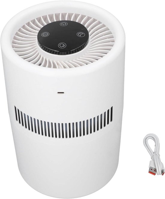 Luftbefeuchter Und Luftreiniger – 2-in-1-gerät – Verbessert Die Luftqualität – Großer Wassertank (4 L) – Weiß
