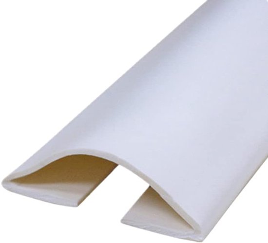 Türdichtung Unten – Bodendichtung – Energiesparend – Selbstklebendes Silikon – 90 Cm Länge – Weiß