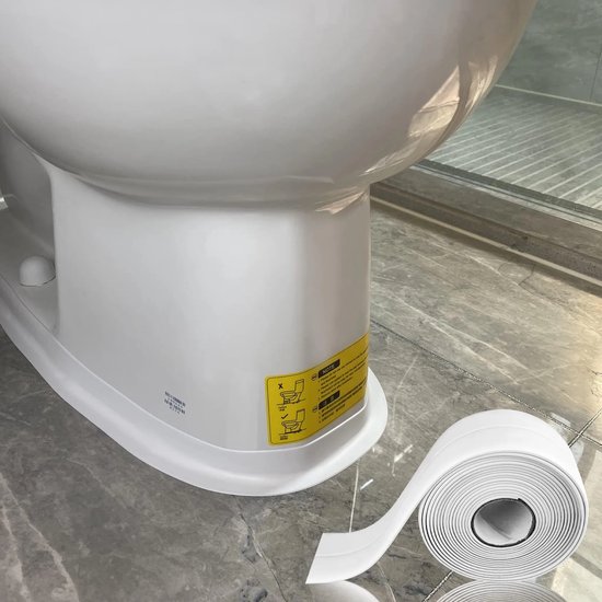 1 Weiße Toilettendichtungsleiste – 1,5 Meter Lang