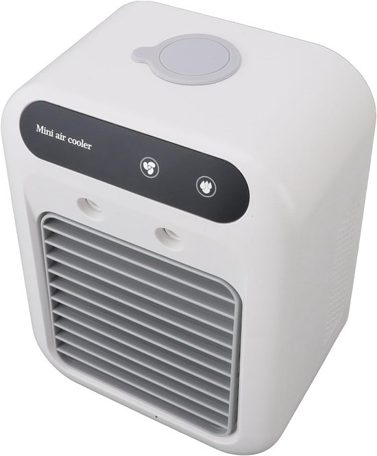 Tragbare Klimaanlage – Mini-kühler – Persönliche Kühlung – Wassergekühltes System – 500-ml-tank – Weiß