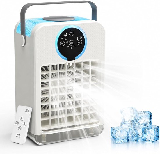Luftkühler – Ventilator – Persönliche Kühlung – 3-in-1-funktion – 700-ml-wassertank – Weiß