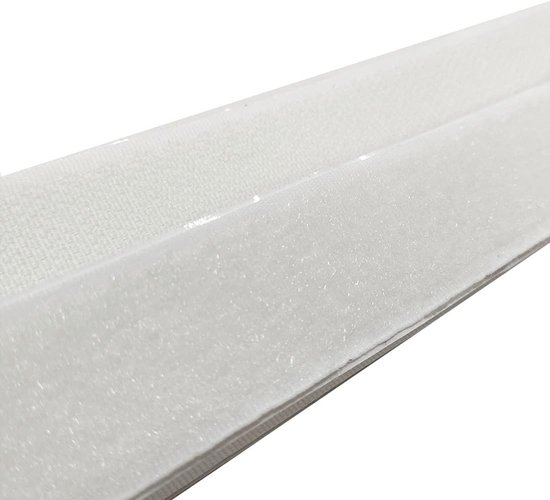 25 Meter，klettband Zum Befestigen Von Vorhängen，klettverschluss (weißer Flausch，20 Mm)