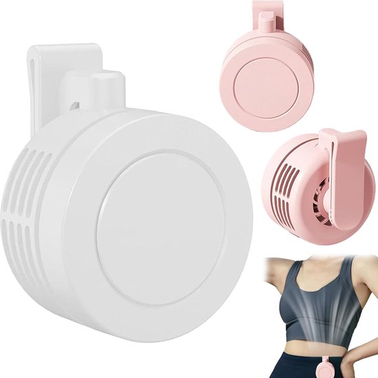 Clip-ventilatoren，360-grad-clip-kühler，kostenlose Ventilatoren Mit 3 Geschwindigkeiten，tragbarer Ventilator Mit Leichter Kühlung (weiß)
