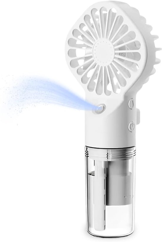 Handventilator Mit Sprühfunktion，weiß