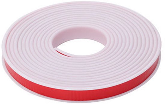 U-förmige Kantenleiste Für Kleiderschränke Aus Tpe, Selbstklebend, Flexibel, Mit Feiner Kantenverarbeitung – Weiß, 28 Mm, 3 Meter