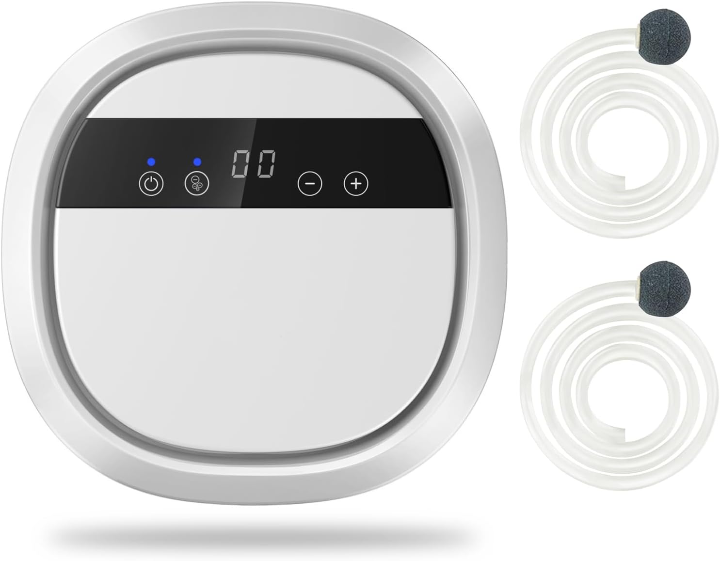 Tragbarer Ozongenerator, Multifunktionales Ozongerät Mit Timer Für Luft, Wasser, Lebensmittel, Zuhause, Büro Und Auto (weiß)