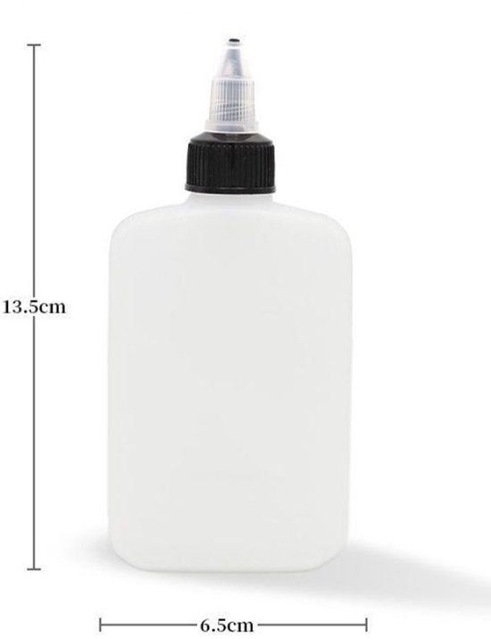 Quetschflaschen，auslaufsichere Deckel，geeignet Für Garnierung，weiß，kunststoffflaschen Mit Deckel (120 Ml)，2 Stück