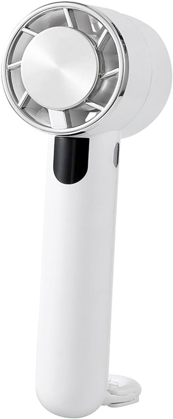 Wiederaufladbarer Usb-handventilator Mit 5 Geschwindigkeitsstufen Für Zuhause, Büro, Outdoor Und Reisen, Weiß