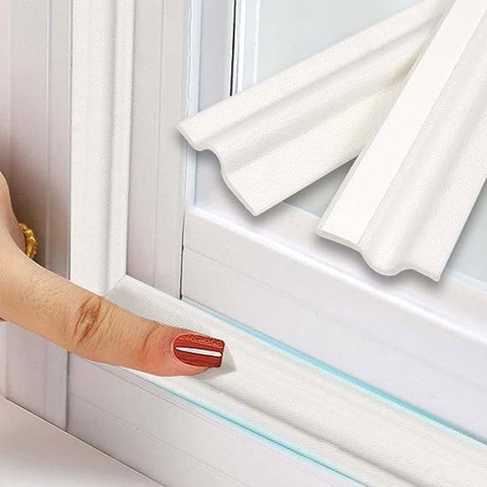 Tür- Und Fensterdichtungsstreifen Aus Weißem Schaumgummi – Staubdicht – Selbstklebend