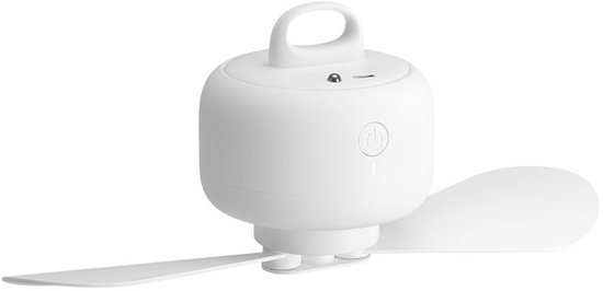 Campingventilator Mit 8000-mah-akku，usb-aufladung，abnehmbaren Flügeln，timer，4 Geschwindigkeitsstufen，für Den Außenbereich，weiß