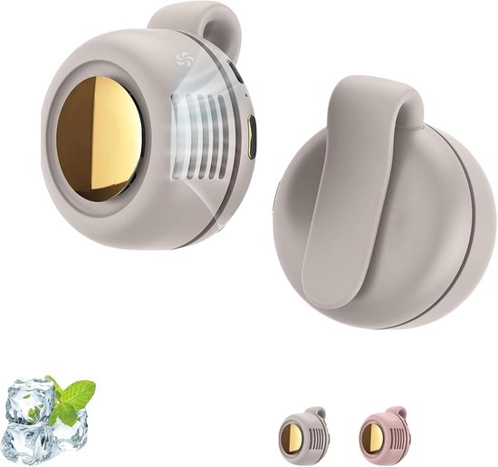 Tragbarer，leiser Mini-clip-ventilator，wiederaufladbarer Handventilator，verstellbarer Hüftventilator，reisen Und Bürogebrauch (weiß)