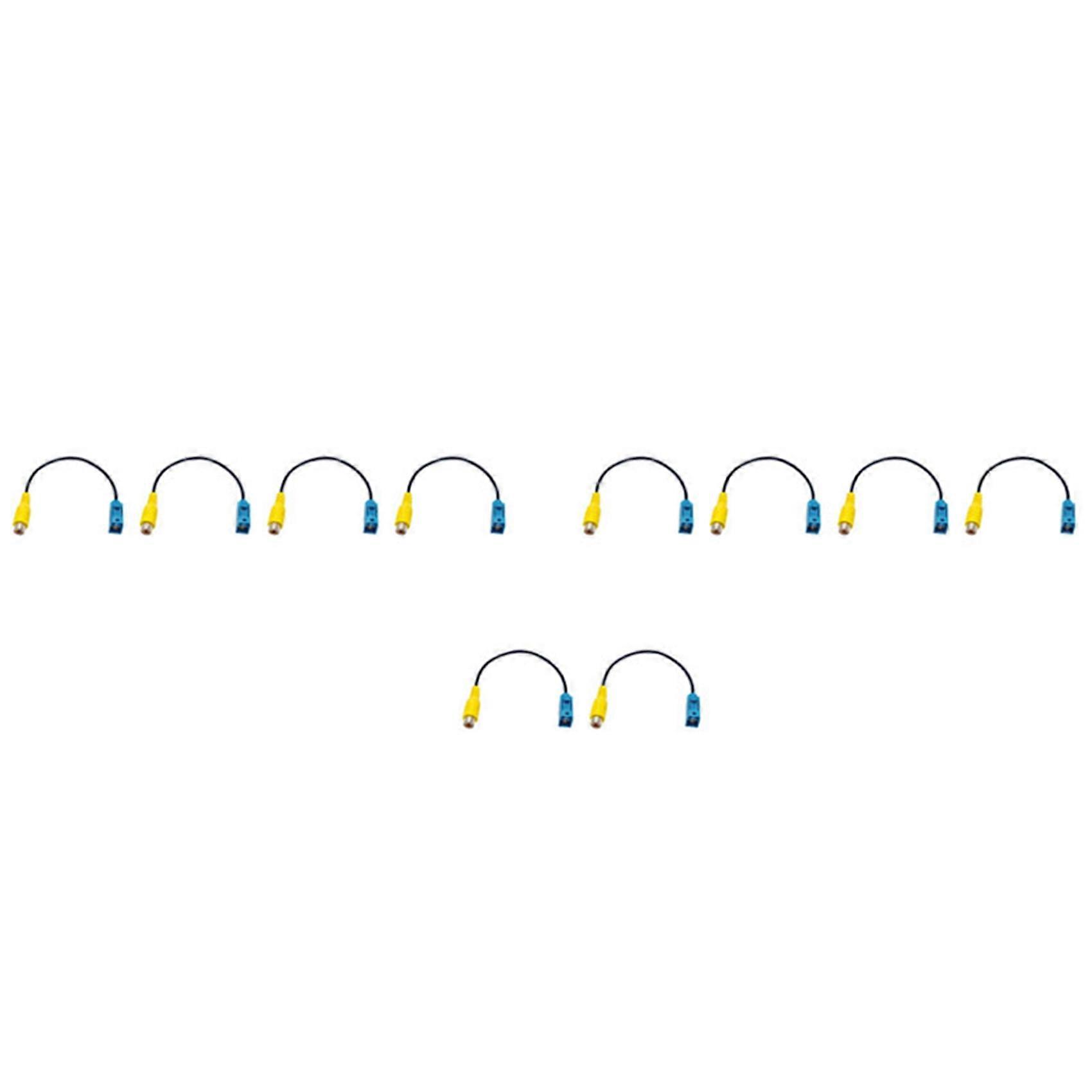 10x Fakra Rückfahrkamera Av-in Videoanschluss Rca-kabel Parkadapter - Fakra Zu Rca Videokabeladapter