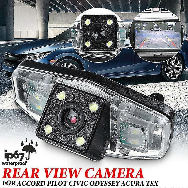 Rückfahrkamera Mit 4 Led-leuchten Für Honda Accord, Civic, Ek, Fd, Pilot, Fit Und Jazz (1998–2013)