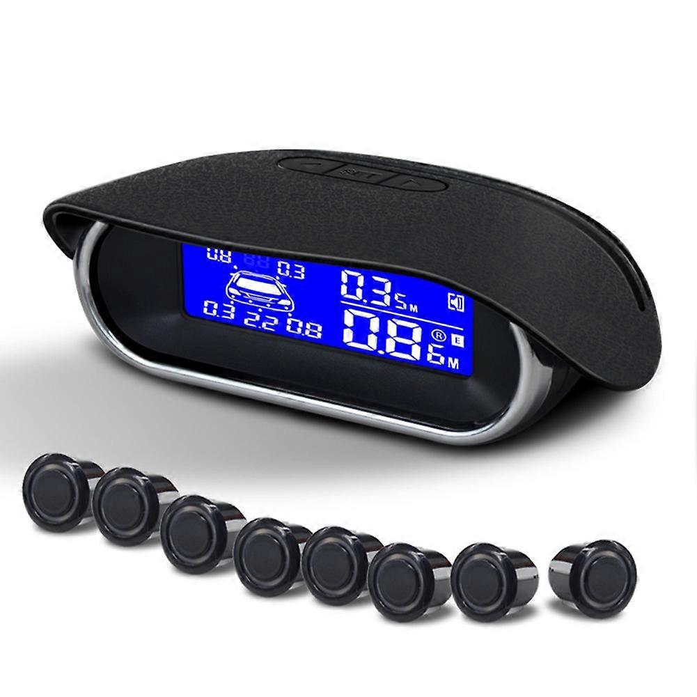 Einparkhilfe Mit 8 Wetterfesten Sensoren, Rückfahrkamera, Frontkamera, Rückfahrkamera, Radarsystem Und Lcd-display (monitor A)