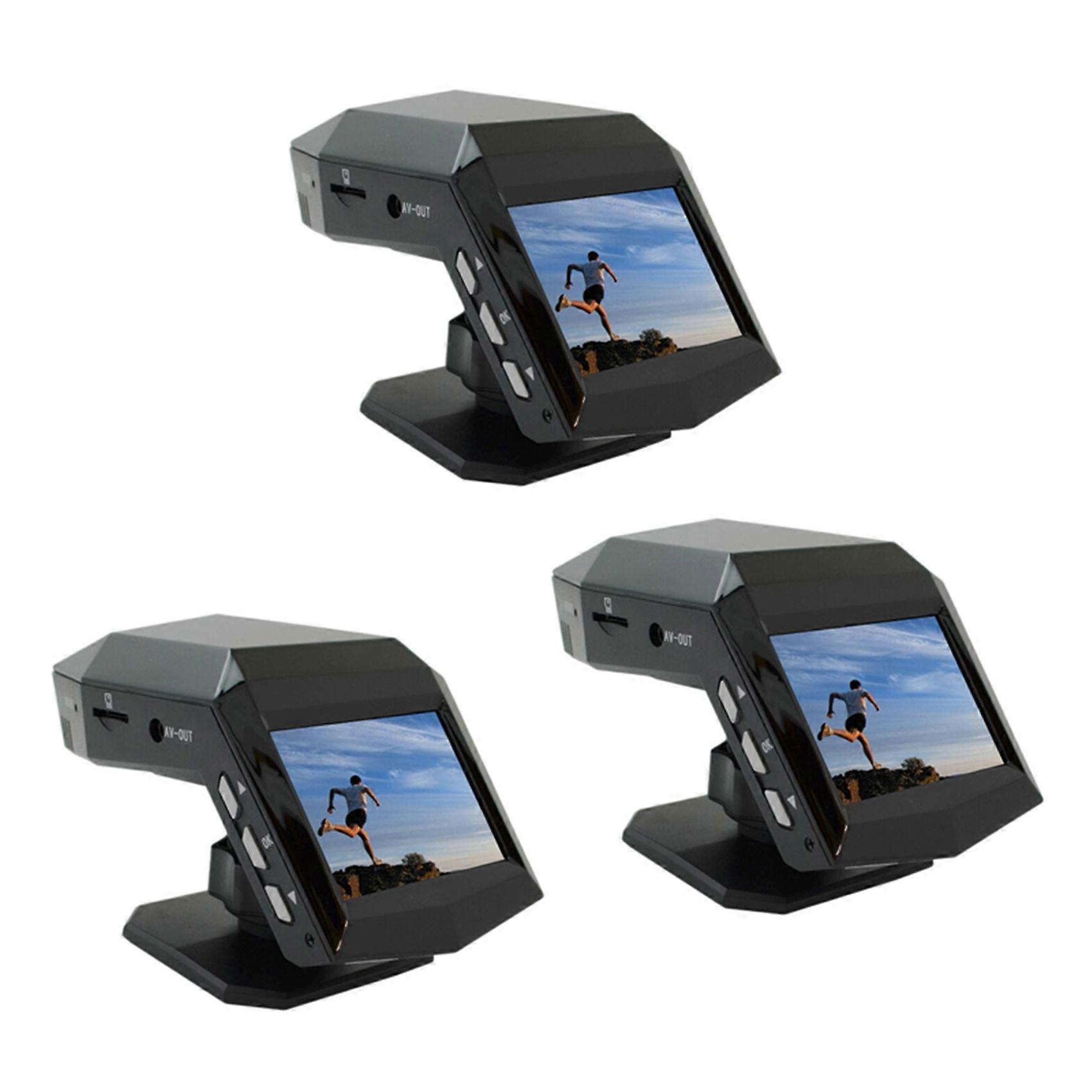 3x 1080p Full Hd Dashcam Mit Lcd-display In Der Mittelkonsole Und Parküberwachung