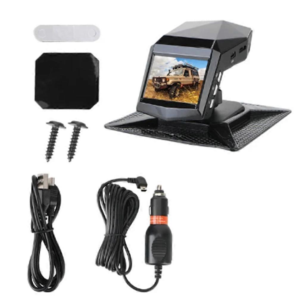 Auto-dashcam Mit Rückfahrkamera, 2-zoll-bildschirm, 1080p, Weitwinkel (a)