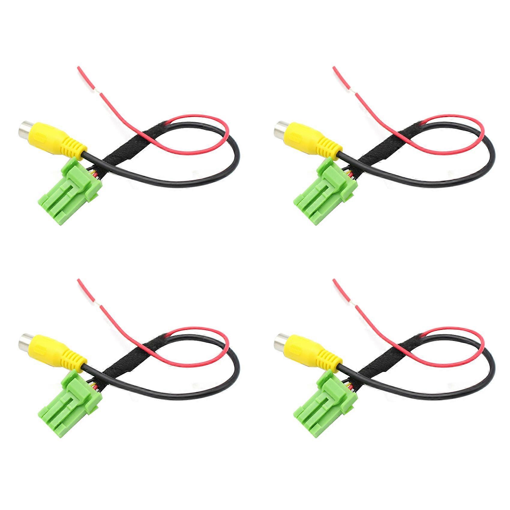 4x Auto-rückfahrkamera Rca-video-rückfahrkamera-konverterkabeladapter Für Suzuki Vitara Swift Sx4