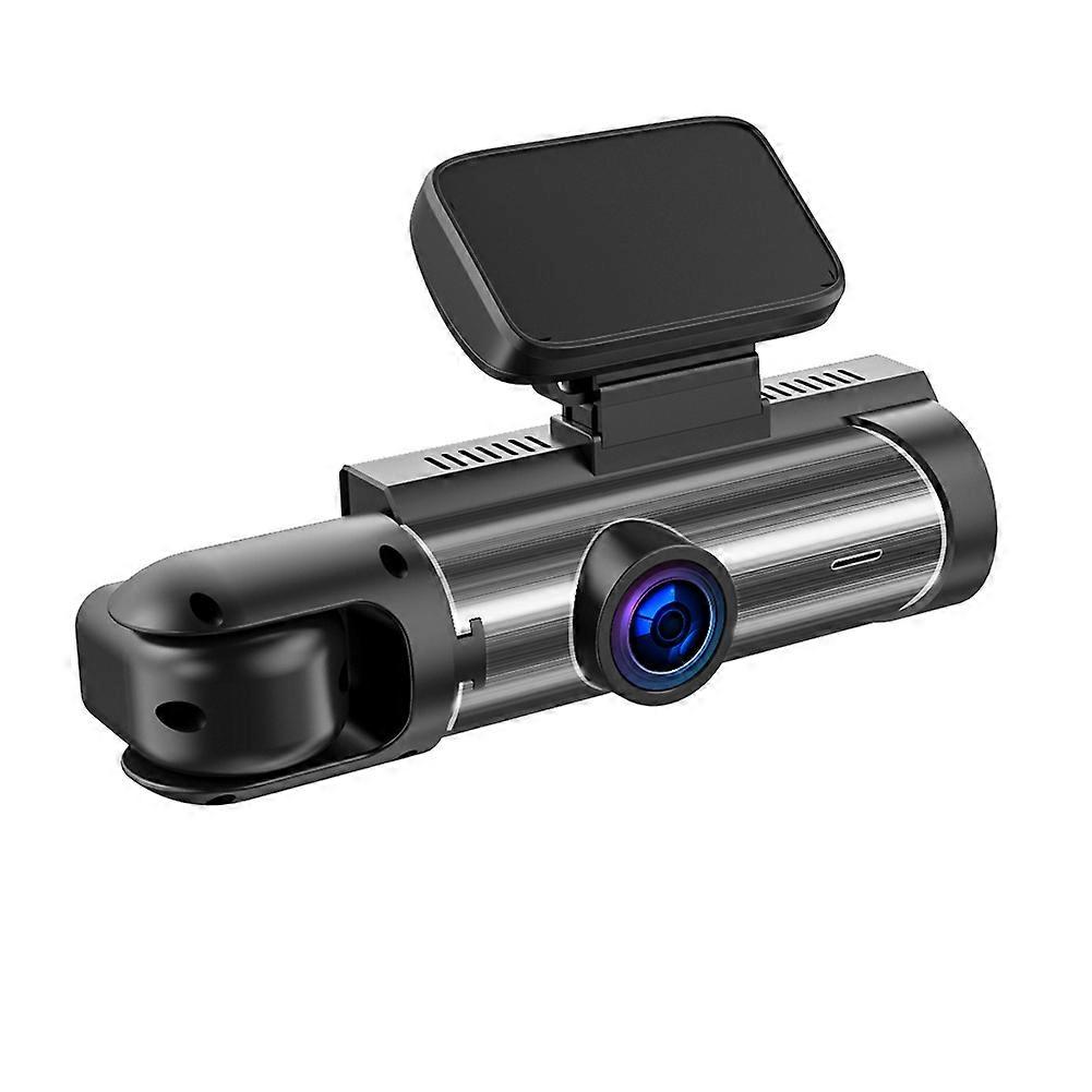 Auto-videorekorder Mit Drei Objektiven, Front- Und Innenraumkamera, Hd-nachtsicht, Weitwinkel