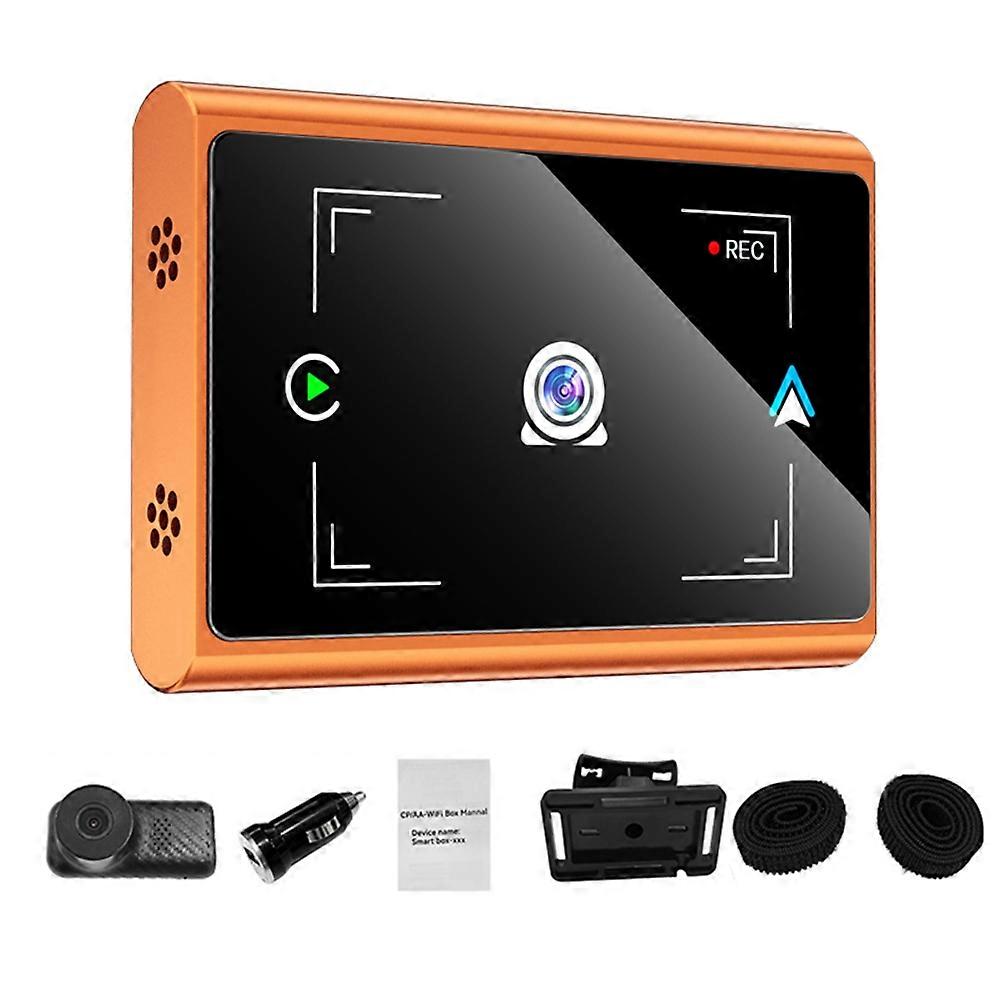 Auto-babyphone Mit Carplay, Android Auto, 1080p Hd-rückfahrkamera, Bluetooth + Wlan, Rücksitz-monitor Und Aufnahmefunktion Für Haustiere