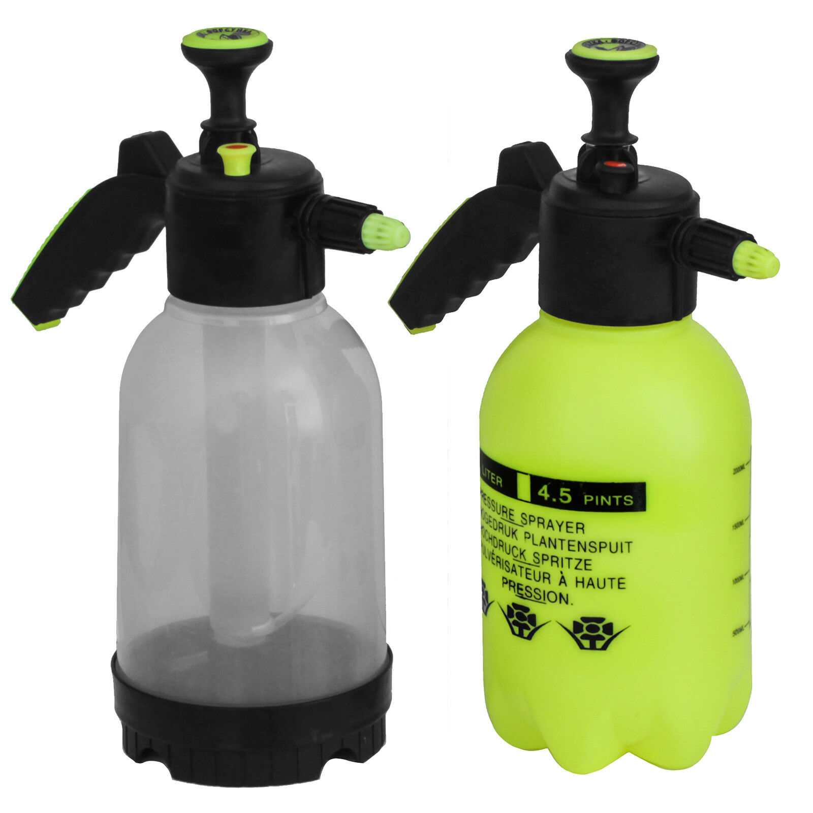 Pumpsprühflasche Sprühflasche Zerstäuber 2 L Drucksprüher Pumpsprüher Handsprüher B