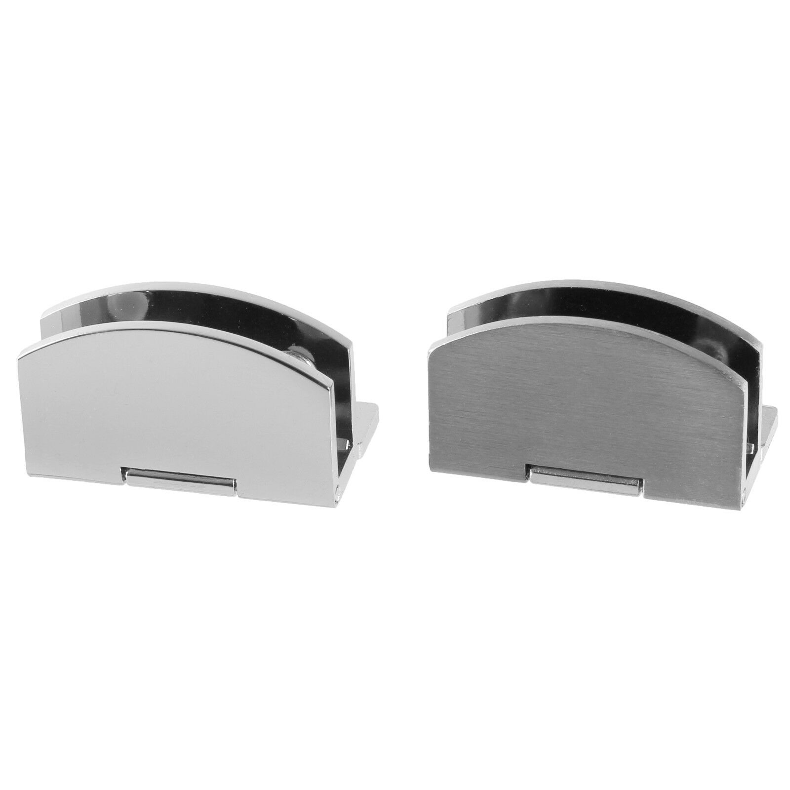2 Stück Glastürscharniere Für 6 Bis 8 Mm Glas Edelstahl Optik