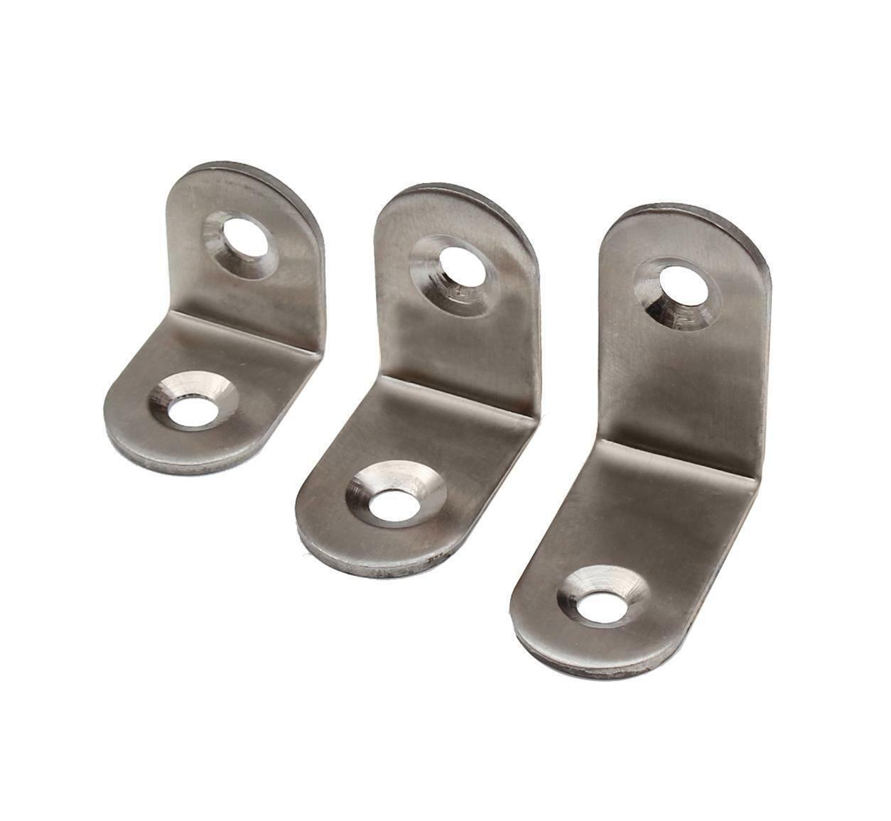 10 Stück Edelstahl Winkelverbinder 4-01 25 X 25 X 16 Mm