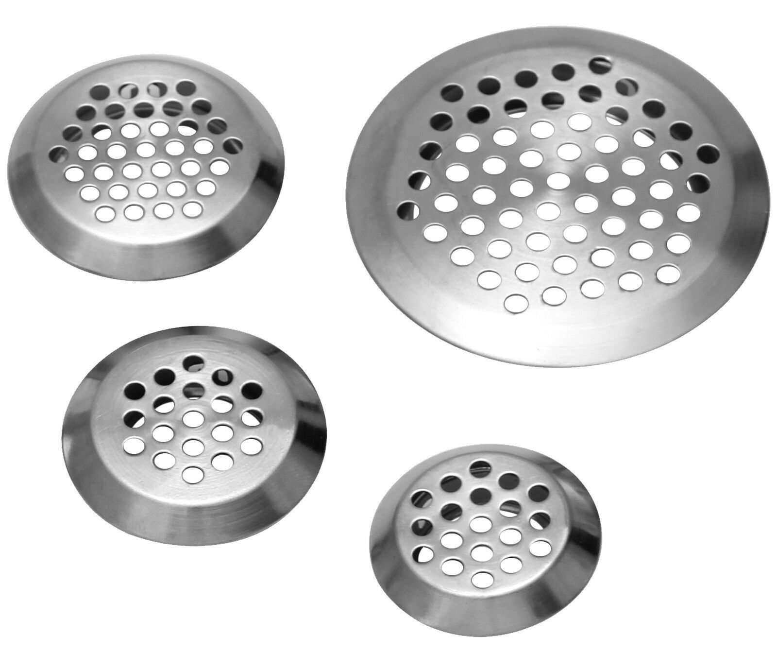 10 Stück Edelstahl Lüftungsgitter Terrarium Ø 43 Mm