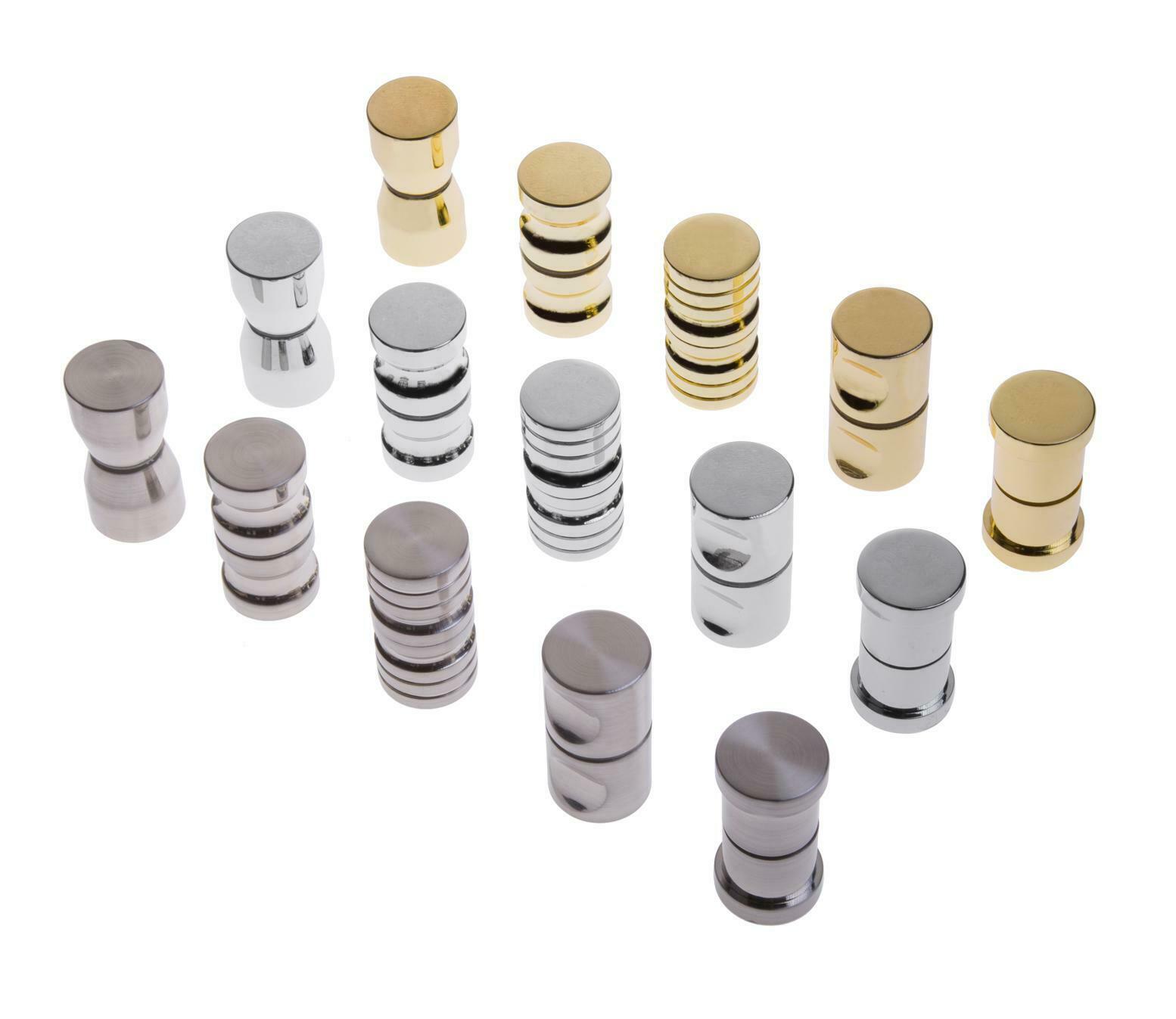 Duschtürknopf Ø 30 Mm B Edelstahl-optik