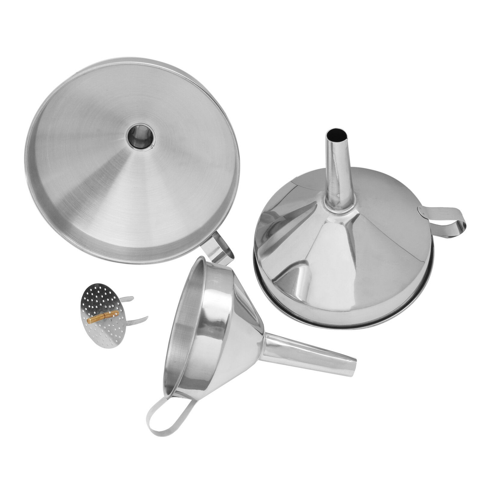 Edelstahl Flaschentrichter Trichter Einfülltrichter Einmachtrichter Fülltrichter 14 Cm