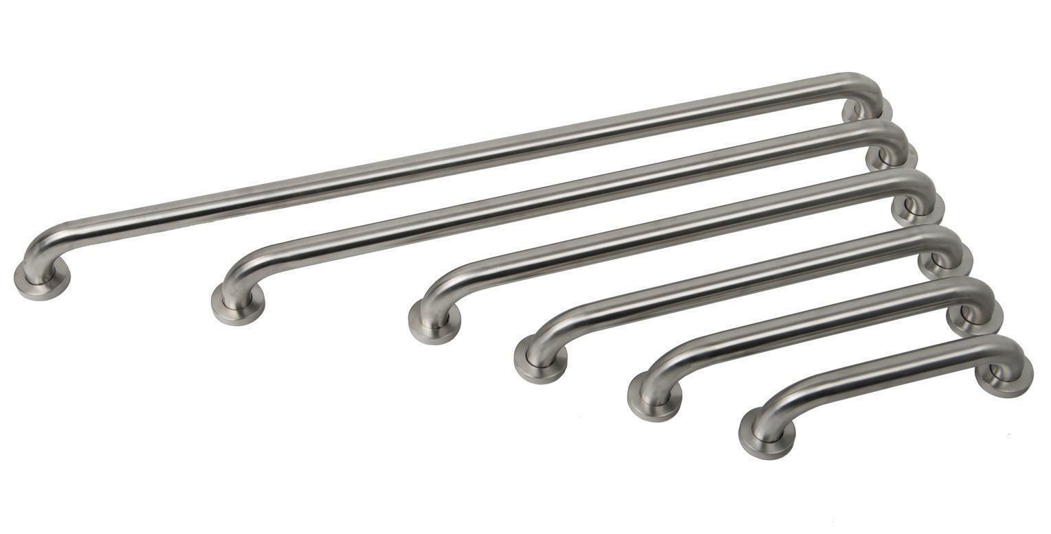 Edelstahl Haltegriff Für Bad Und Dusche Ø 25 Mm 30 Cm Edelstahl Poliert Chrom