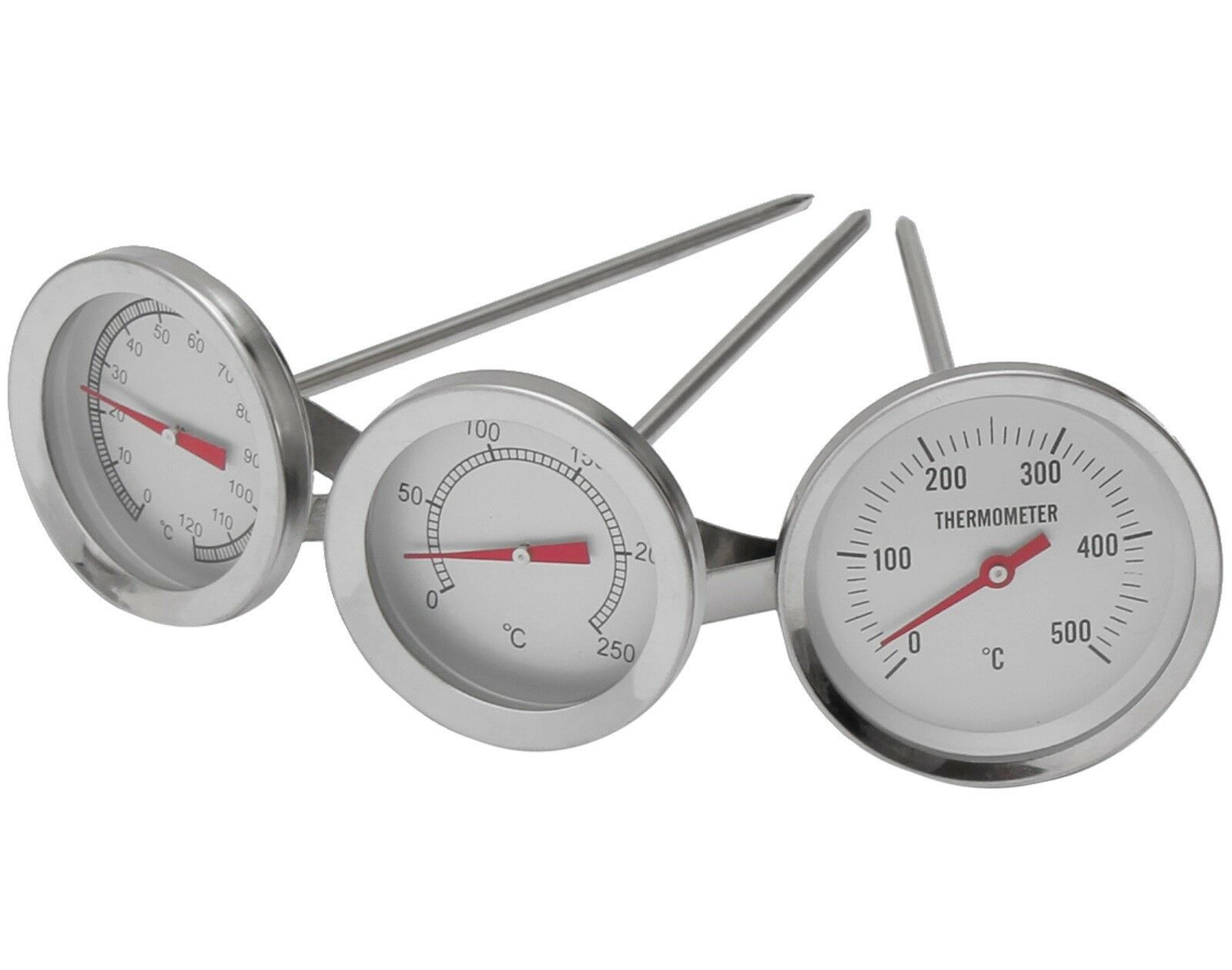 Küchen Thermometer Fettthermometer Fett Fritteusen Ölthermometer Pizzaofen 0-500°