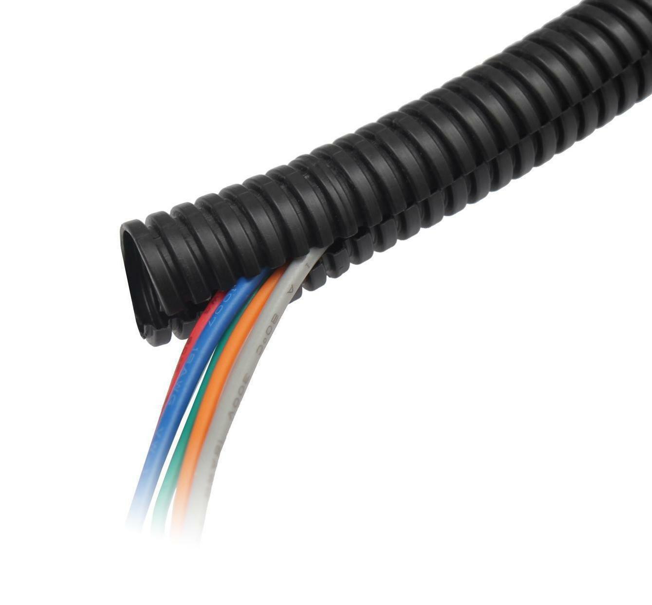 Geschlitztes Wellrohr Kabelschutz Meterware Ø 25,0 Mm