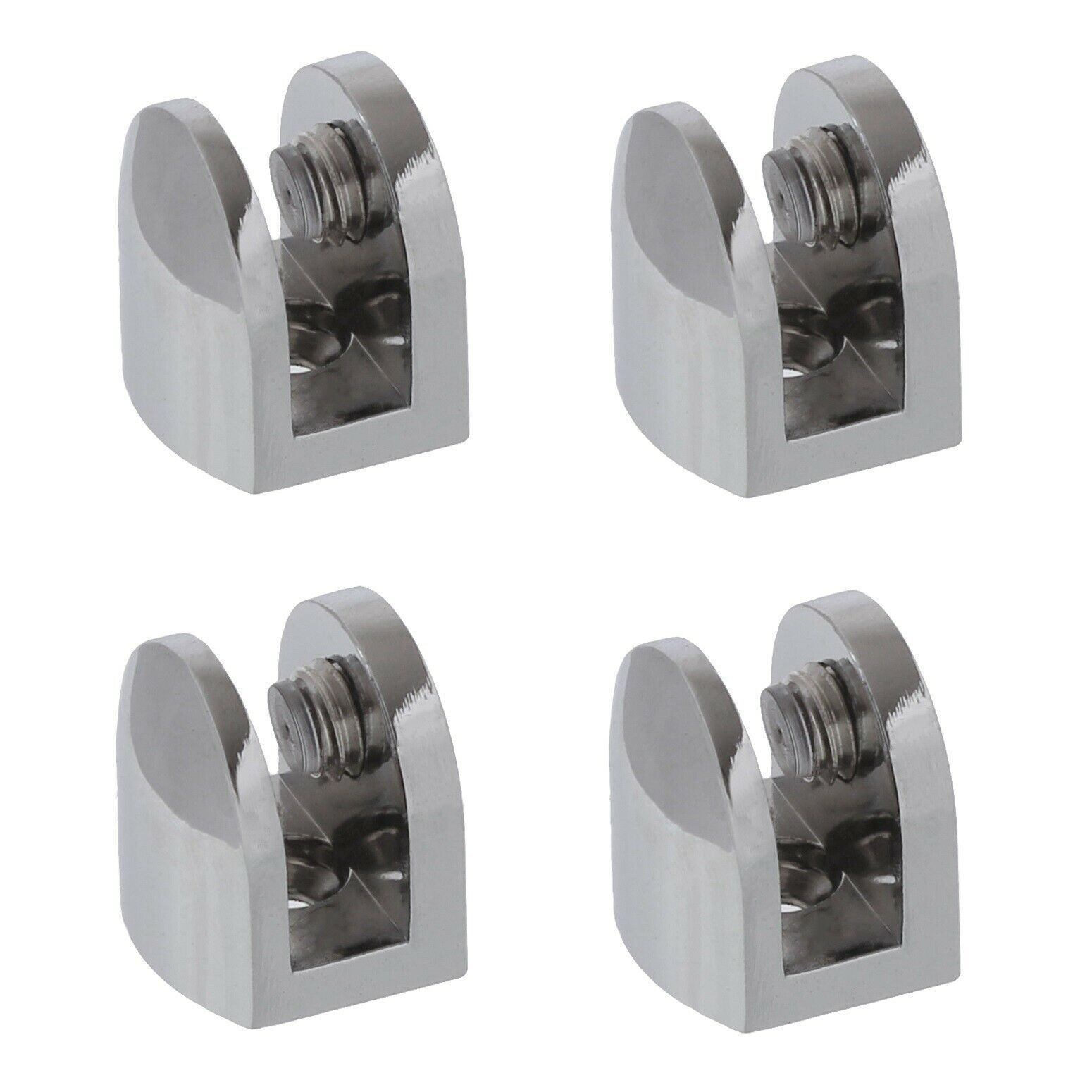4 Stück Glashalter Für Vitrine Zink