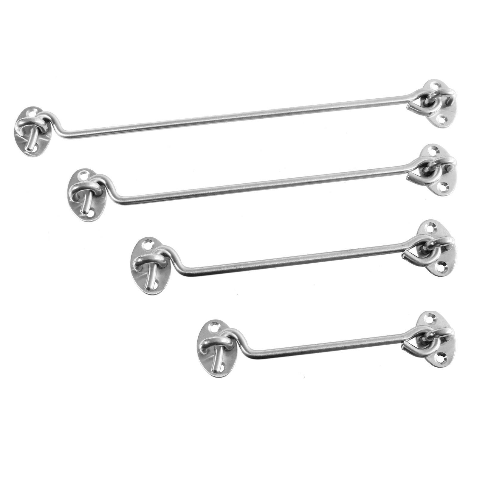 Türhaken Sturmhaken Fensterhaken Torhaken Edelstahl Fenstersicherung Tür Haken 27 Cm