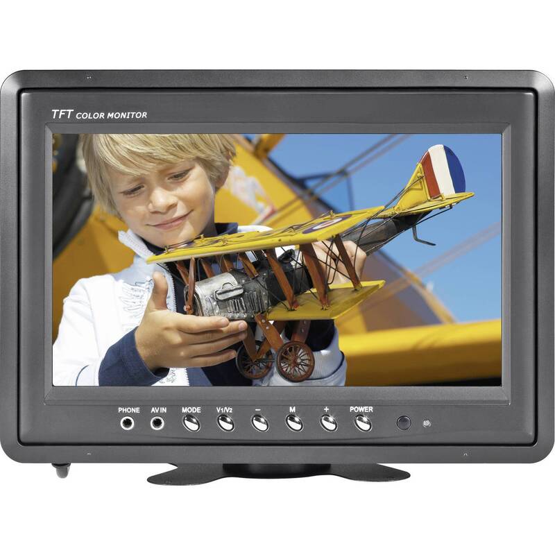 [gebraucht] B-ware Renkforce Auto Lcd-monitor 9 Zoll 22.9 Cm Einbau Monitor Mit Kopfhöreranschluss