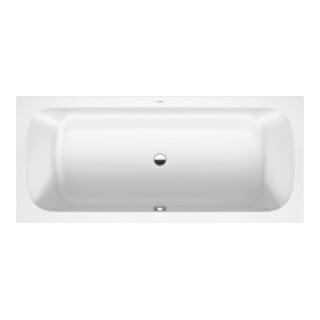 Duravit Badewanne Qatego 180x80cm, EB-Version, 2 RS, weiß