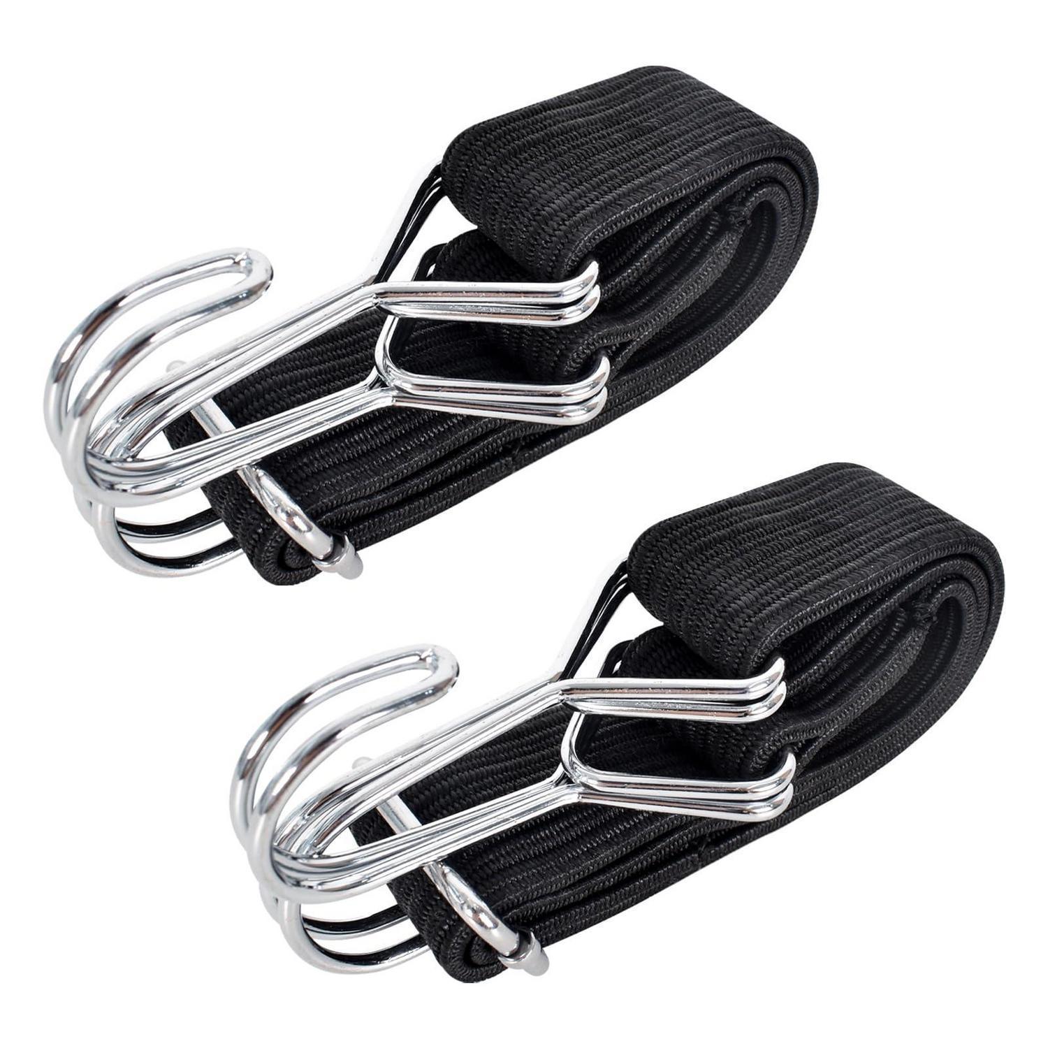 2x Gepäckspanngurte 3cm Breit, Verstellbar Mit Haken Für Fahrrad, Motorrad