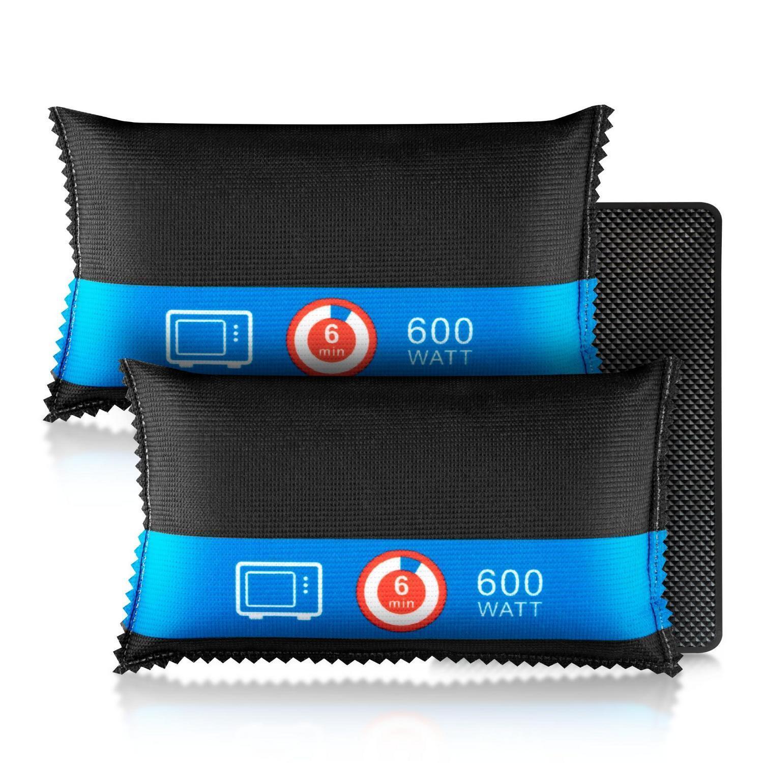 2x400g Luftentfeuchter Beutel Mit Indikator & Anti-rutsch-matte, Wiederverwendbar