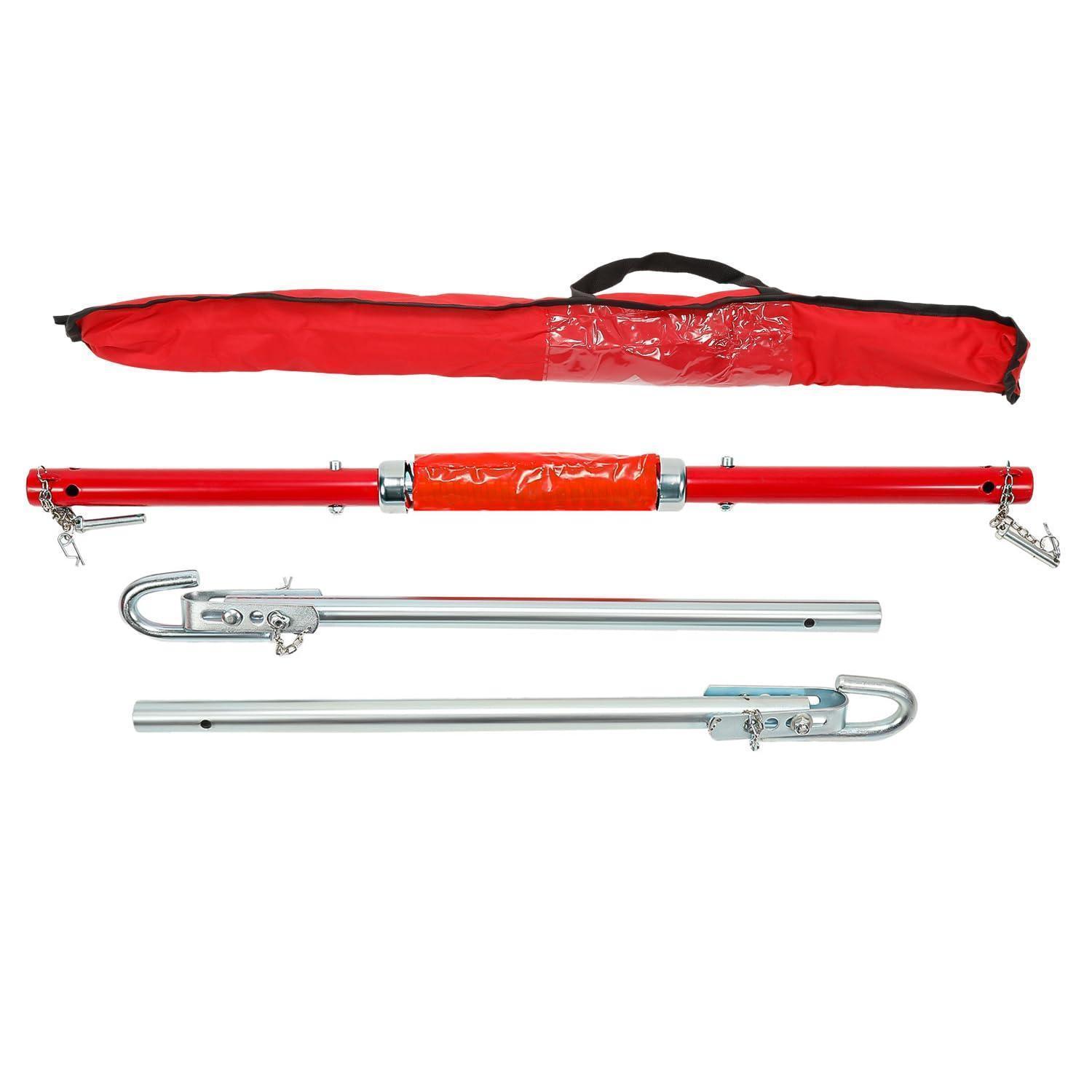 3tlg Abschleppstange 3000kg Mit Federdämpfung, 1,95m, Inkl. Tasche