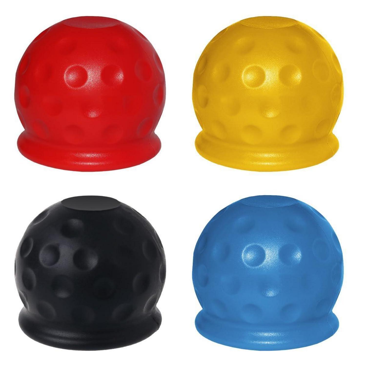 4er Set Anhängerkupplung Abdeckung 50mm Gummi Schutzkappe Für Kugelgelenk