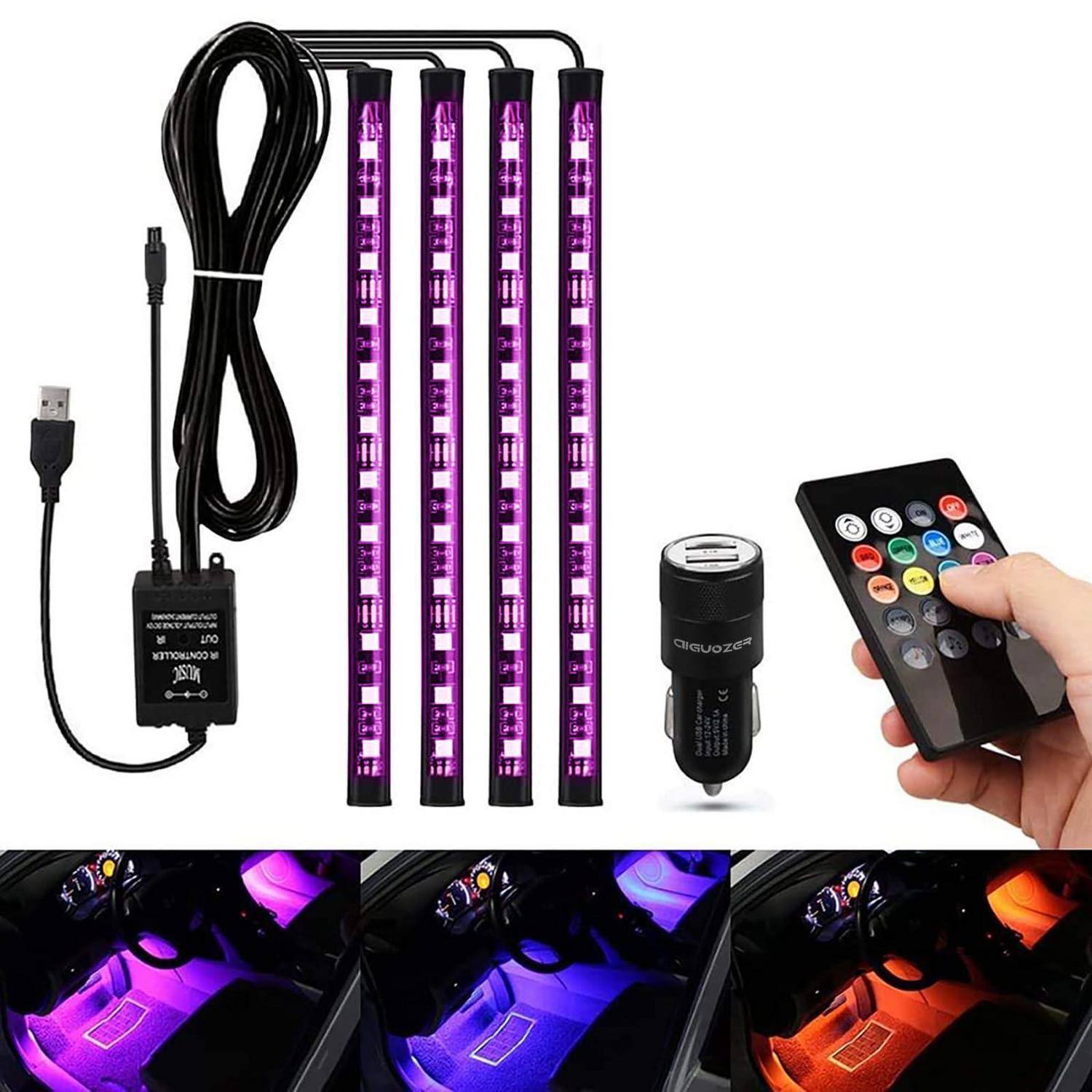 Auto Led Innenbeleuchtung Mit Fernbedienung, Musiksteuerung, Usb-anschluss