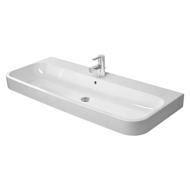 Duravit Möbelwaschtisch Happy D.2 120x50,5cm, we, geschli., m HL, ÜL, HLB